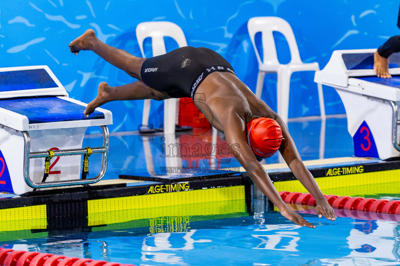 Day 2 of 20th Inter-school Swimming Competition 2024 held in Hulhumale', Maldives on Sunday, 13th October 2024. Photos: Nausham Waheed / images.mv