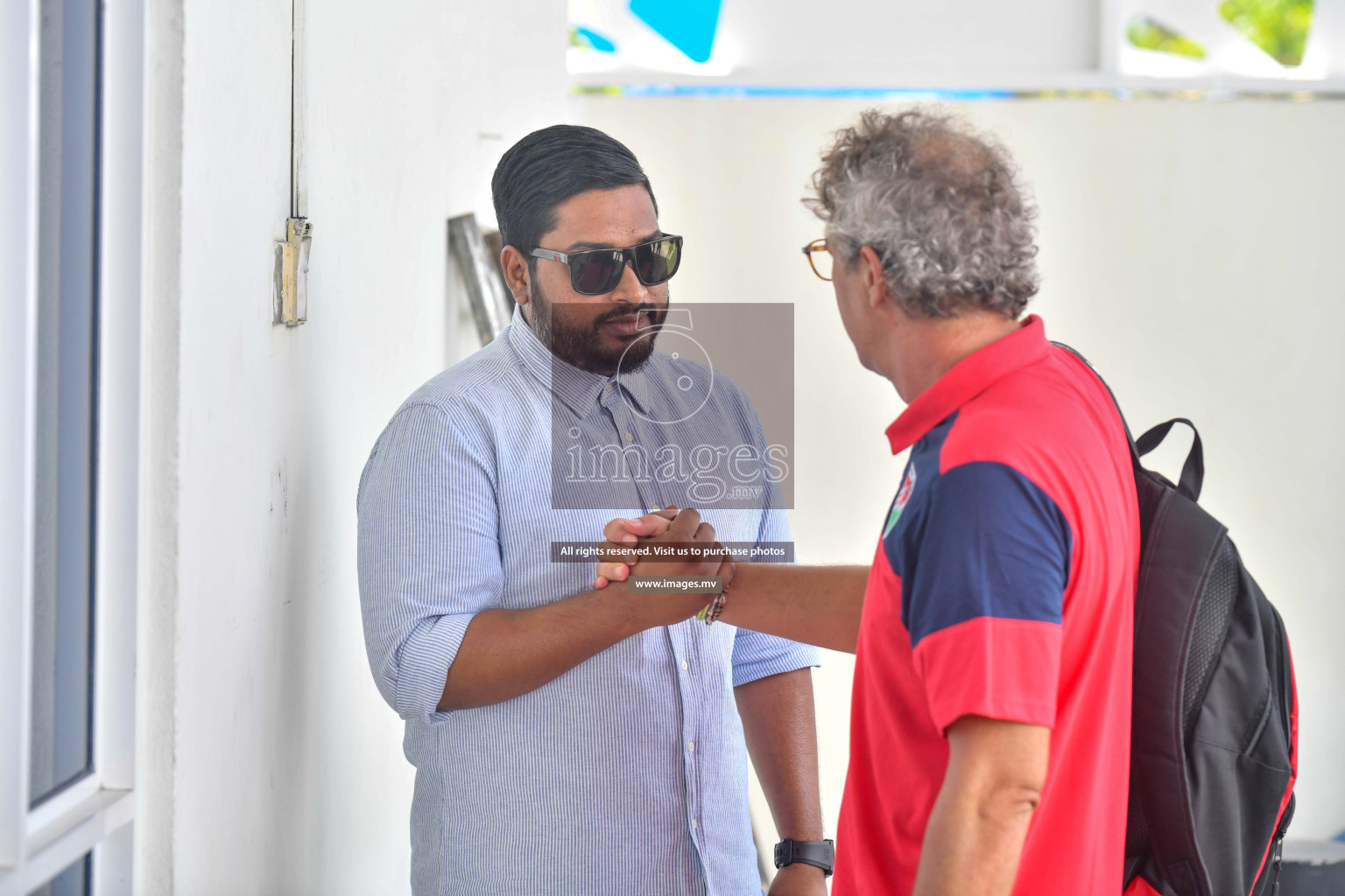 The Senior Men's National Team depart to Japan Training Camp from Maafannu Bus Terminal, Male', Maldives on 5th June 2023 Photos: Nausham Waheed/ Images.mv