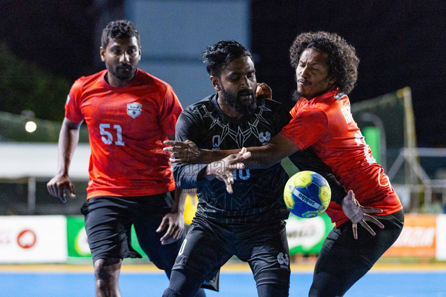 Day 14 of 10th National Handball Tournament 2023, held in Handball ground, Male', Maldives on Monday, 11th December 2023 Photos: Nausham Waheed/ Images.mv