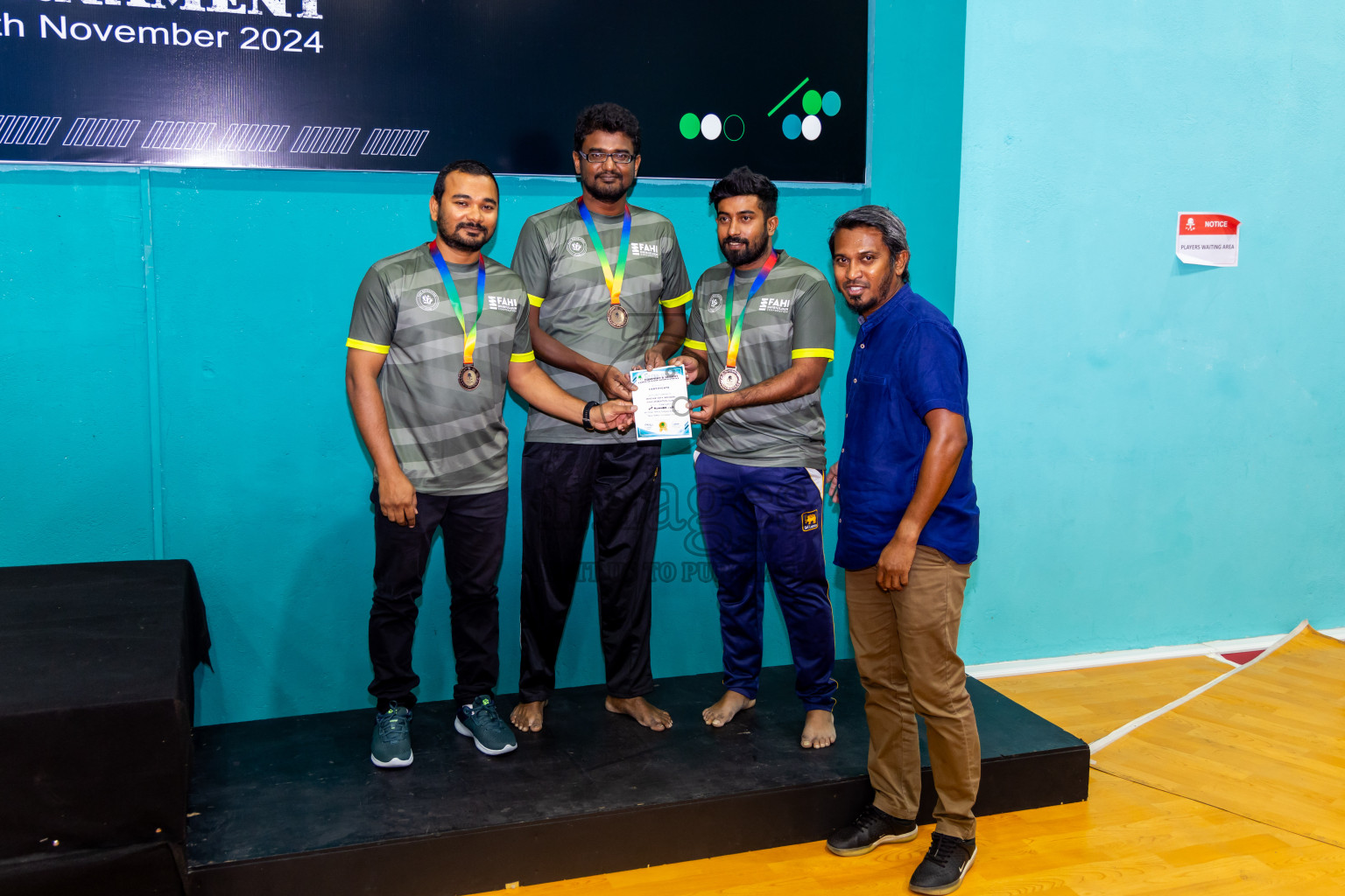 Finals of 9th Inter Office Company & Resort Table Tennis Tournament was held in Male' TT Hall, Male', Maldives on Saturday, 16th November 2024. Photos: Nausham Waheed / images.mv