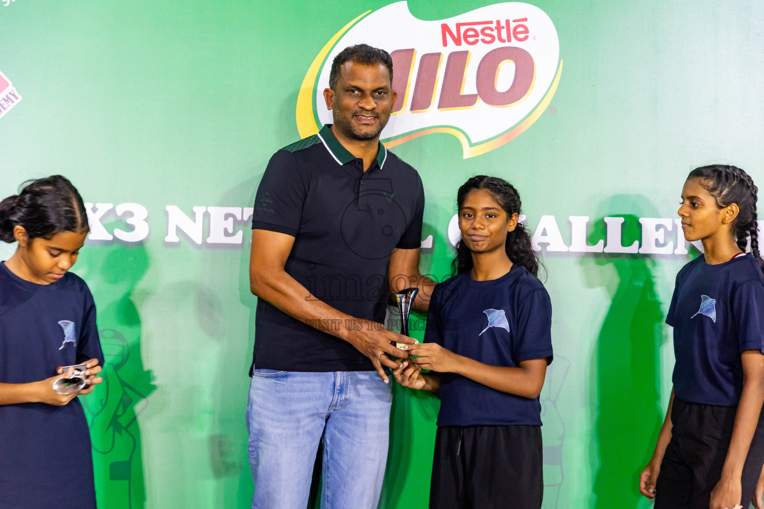 Final of MILO 3x3 Netball Challenge 2024 was held in Ekuveni Netball Court at Male', Maldives on Thursday, 20th March 2024. Photos: Nausham Waheed / images.mv