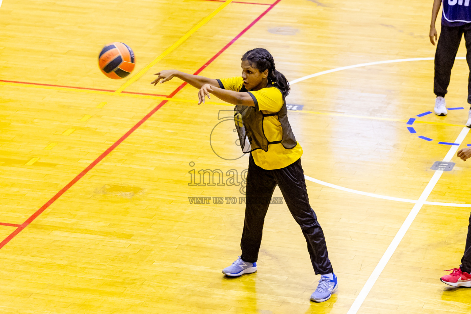 Day 10 of 25th Inter-School Netball Tournament was held in Social Center at Male', Maldives on Tuesday, 20th August 2024. Photos: Nausham Waheed / images.mv