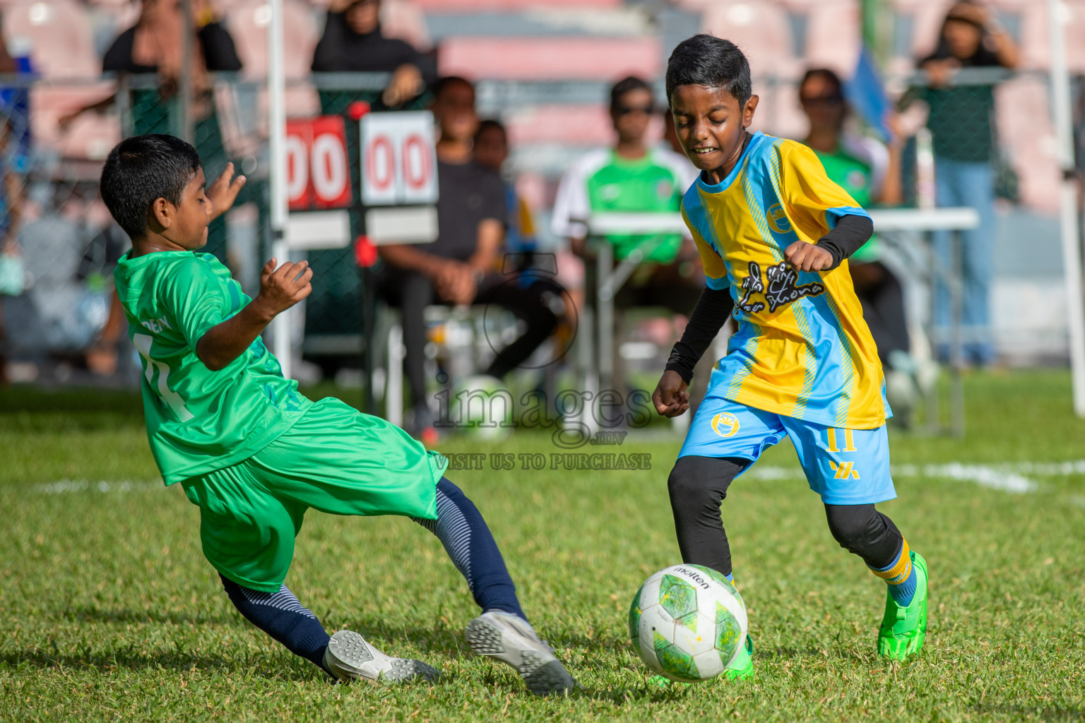 Day 2 of Under 10 MILO Academy Championship 2024 was held at National Stadium in Male', Maldives on Friday, 27th April 2024. Photos: Mohamed Mahfooz Moosa / images.mv