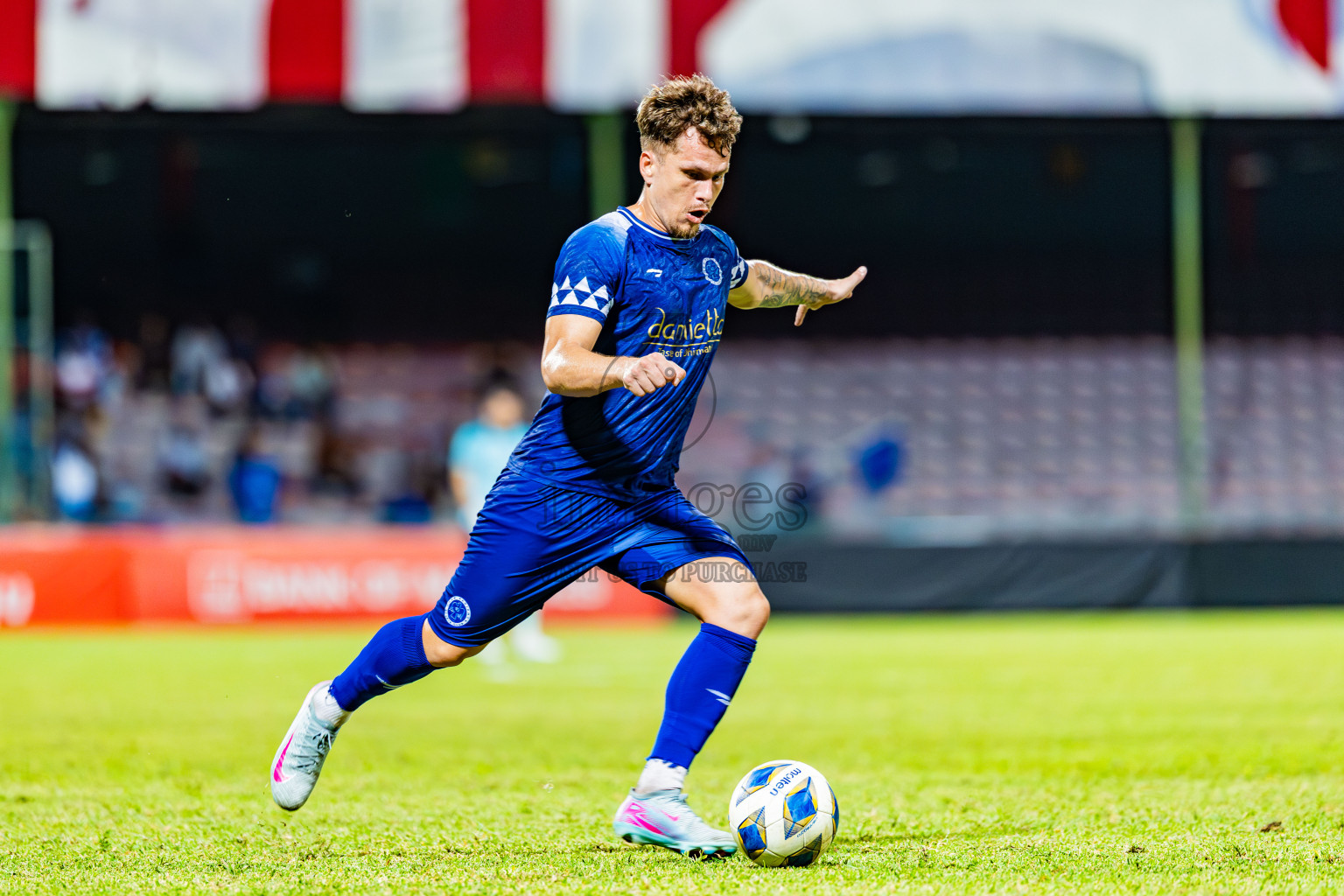 United Victory vs New Radiant Sports Club in Dhivehi Premier League 2025/26 held in National Football Stadium, Male', Maldives on Thursday, 25th September 2025. Photos: Areef Adam / Images.mv