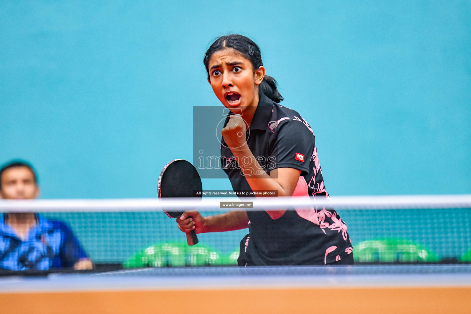Final of 60th Table tennis tournament 2022 held in Male', Maldives on 30th December 2022. Photos: Nausham Waheed / images.mv