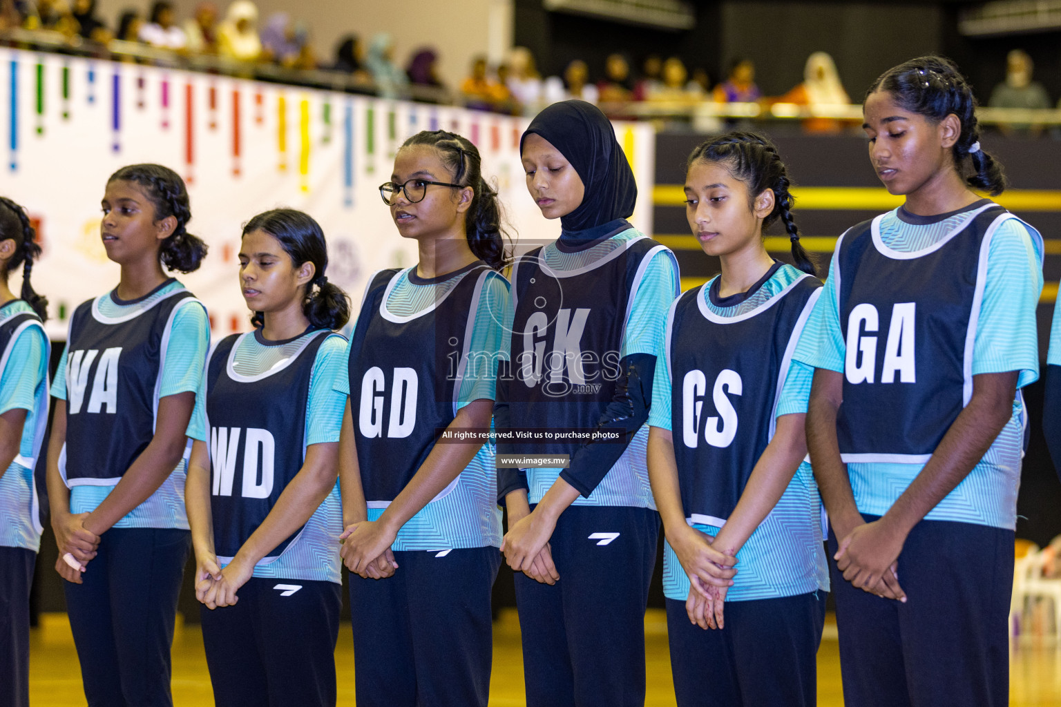 Final of 24th Interschool Netball Tournament 2023 was held in Social Center, Male', Maldives on 7th November 2023. Photos: Nausham Waheed / images.mv