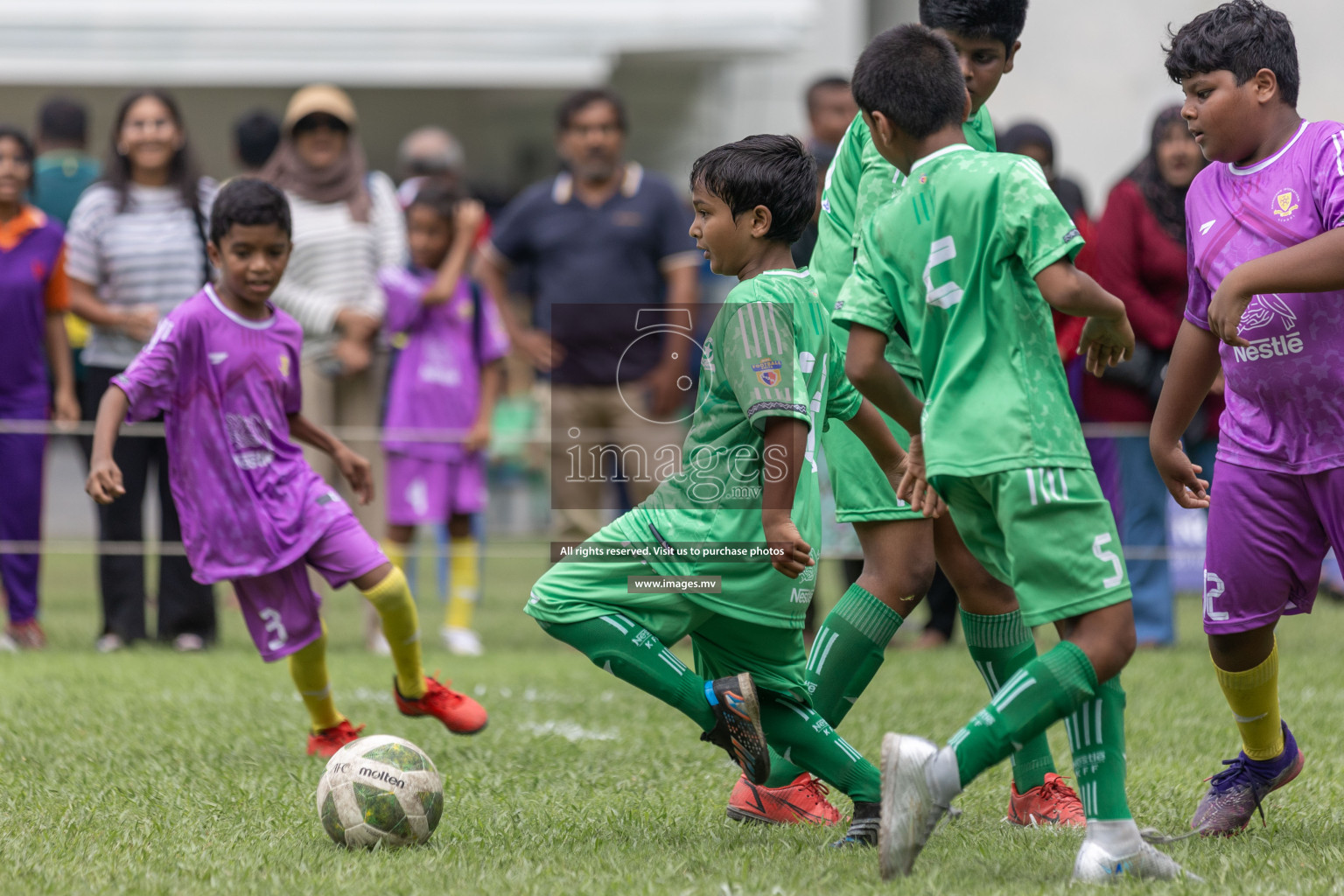 Day 1 of Nestle kids football fiesta, held in Henveyru Football Stadium, Male', Maldives on Wednesday, 11th October 2023 Photos: Shut Abdul Sattar/ Images.mv