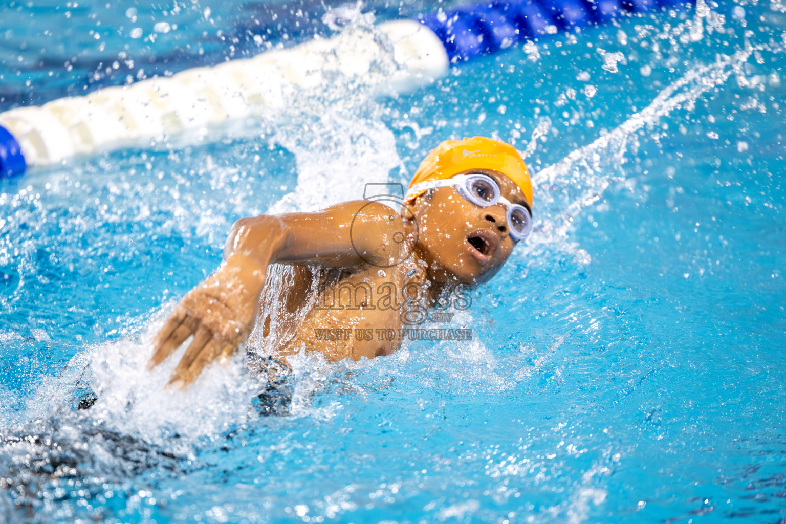 Day 2 of 20th BML Inter-school Swimming Competition 2024 held in Hulhumale', Maldives on Sunday, 13th October 2024. Photos: Ismail Thoriq / images.mv