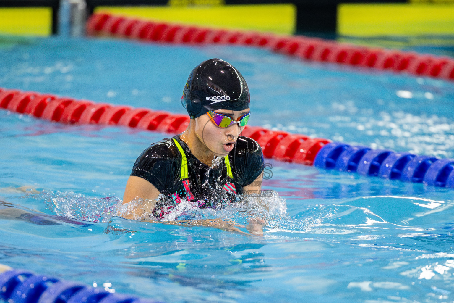 Day 1 of BML 21st Interschool Swimming Competition 2025 was held in Hulhumale' Swimming Pool, Hulhumale', Maldives on Saturday, 11th October 2025. 
Photos: Ismail Thoriq / images.mv
