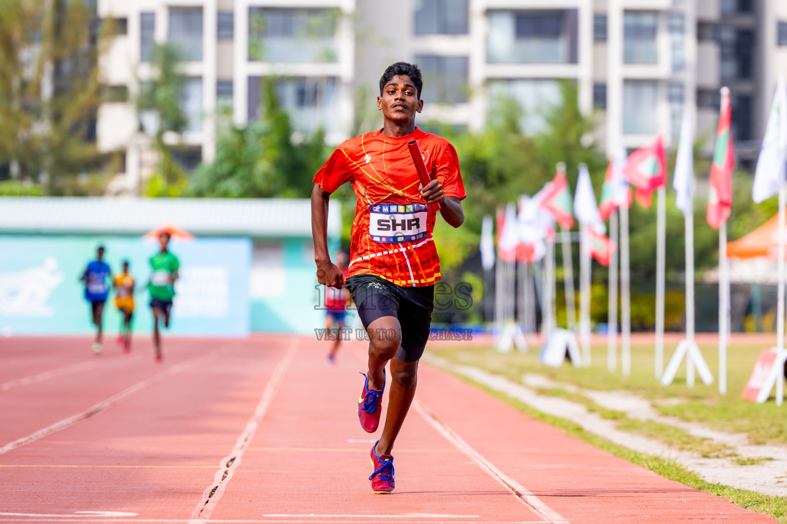 Day 5 of MWSC Interschool Athletics Championships 2024 held in Hulhumale Running Track, Hulhumale, Maldives on Wednesday, 13th November 2024. Photos by: Nausham Waheed / Images.mv