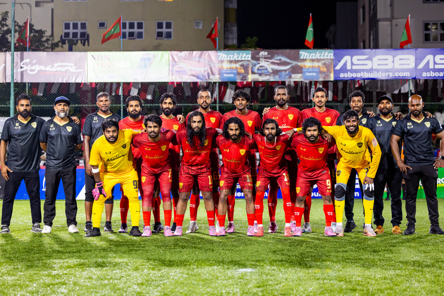 Maldivian vs FSM in Day 2 of Club Maldives Cup 2025 was held in Rehendi Futsal Ground, Hulhumale', Maldives on Monday, 29th September 2025. Photos: Nausham Waheed / images.mv