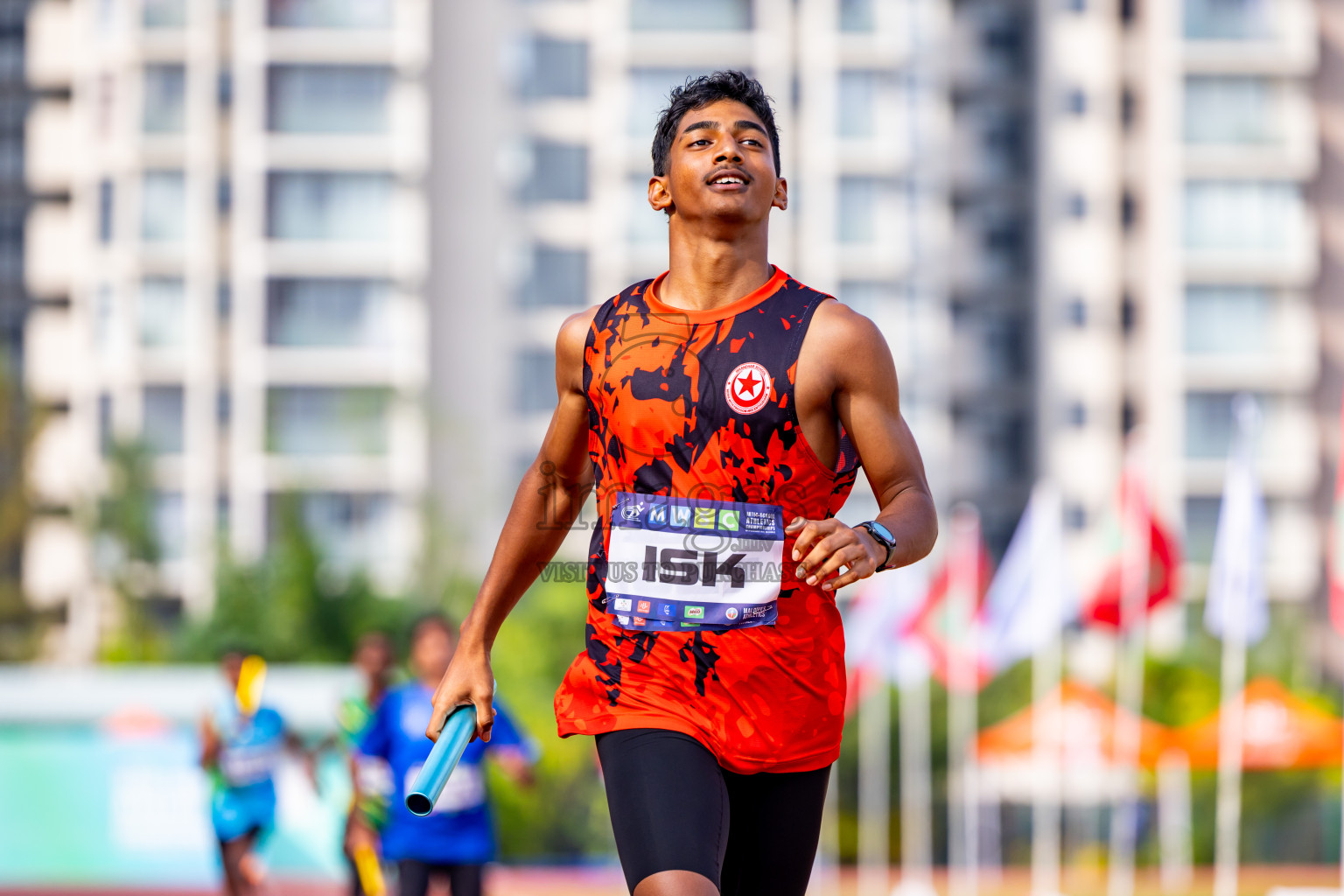 Day 5 of MWSC Interschool Athletics Championships 2024 held in Hulhumale Running Track, Hulhumale, Maldives on Wednesday, 13th November 2024. Photos by: Nausham Waheed / Images.mv