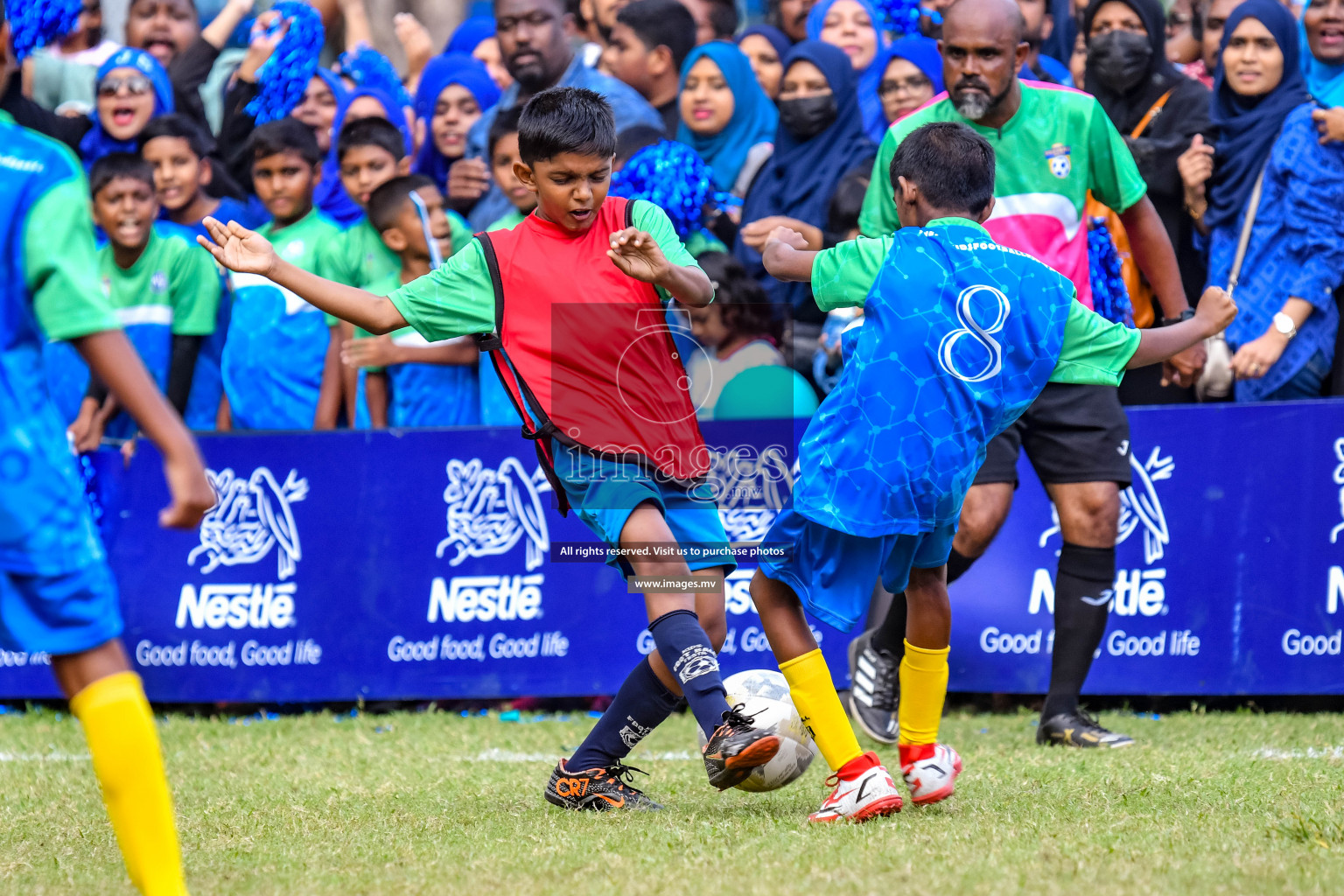 Day 4 of Milo Kids Football Fiesta 2022 was held in Male', Maldives on 22nd October 2022. Photos: Nausham Waheed / images.mv