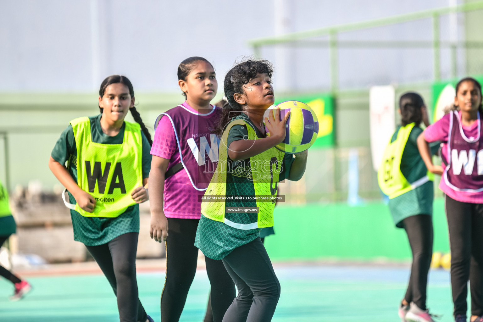 Day 7 of Junior Netball Championship 2022 on 11th March 2022 held in Male', Maldives. Photos by Nausham Waheed