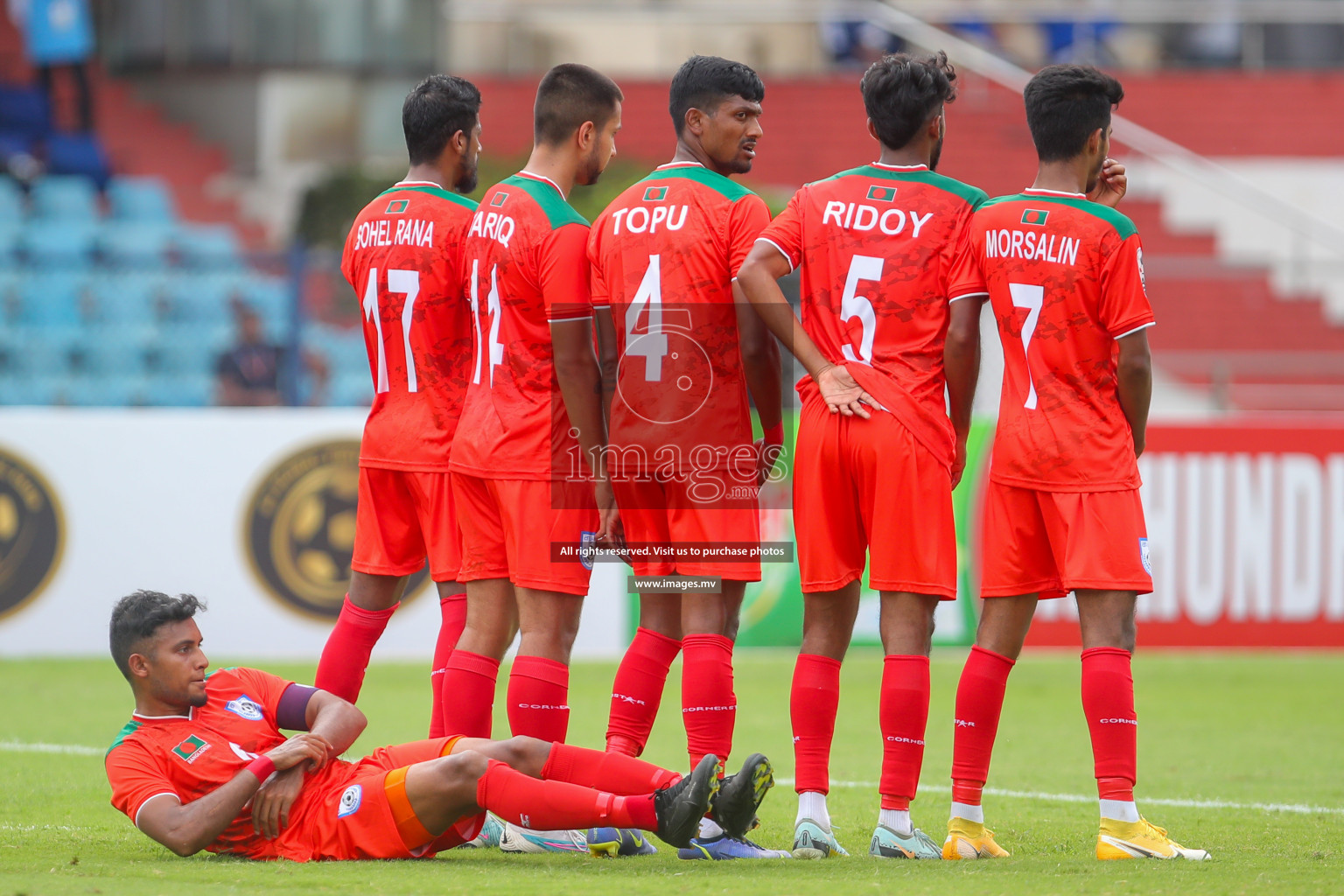 Kuwait vs Bangladesh in the Semi-final of SAFF Championship 2023 held in Sree Kanteerava Stadium, Bengaluru, India, on Saturday, 1st July 2023. Photos: Nausham Waheed, Hassan Simah / images.mv