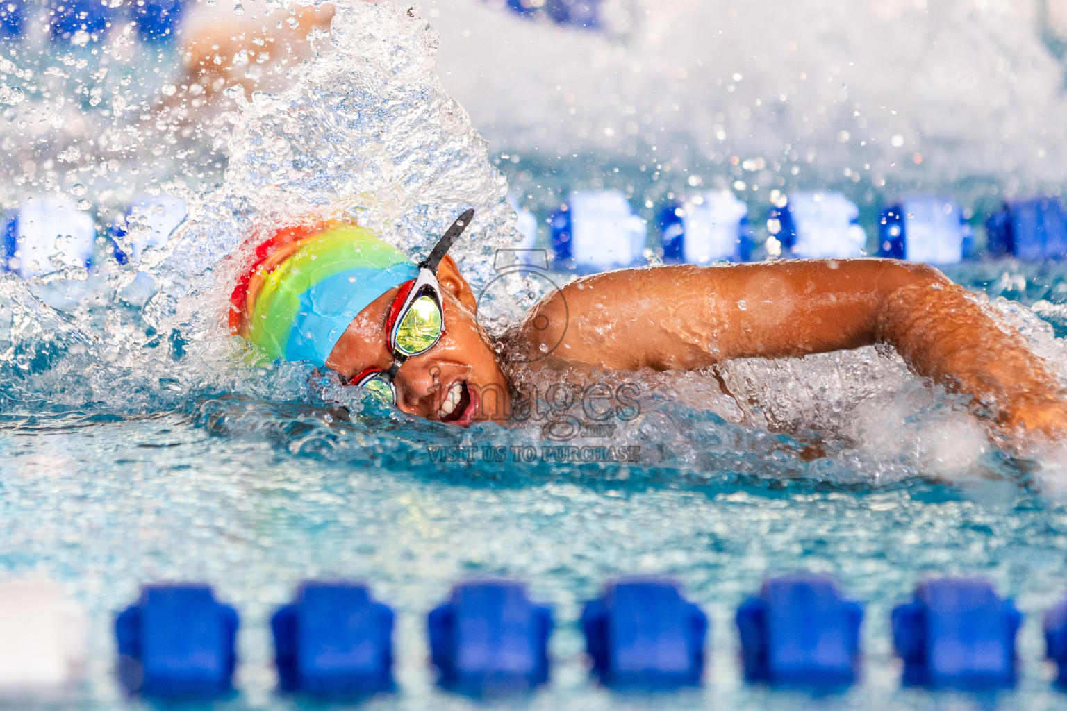 Day 6 of 4th National Kids Swimming Festival 2023 on 6th December 2023, held in Hulhumale', Maldives Photos: Nausham Waheed / Images.mv