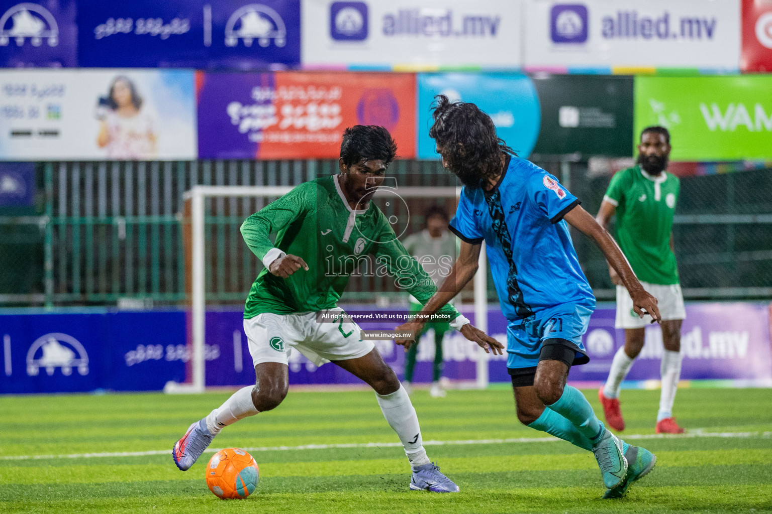 Team FSM vs Club HDC in the Quarter Finals of Club Maldives 2021 held at Hulhumale;, on 12th December 2021 Photos: Ismail Thoriq / images.mv