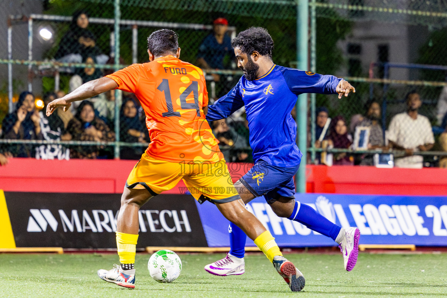 Hulhumale' Hospital vs Customs RC in Day 15 of Office League 2025 was held on Friday, 2nd May 2025 in Hulhumale', Maldives. Photos: Nausham Waheed / images.mv