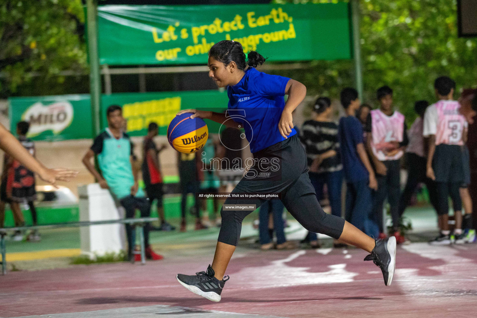 Day2 of Slamdunk by Sosal on 13th April 2023 held in Male'. Photos: Nausham waheed /images.mv