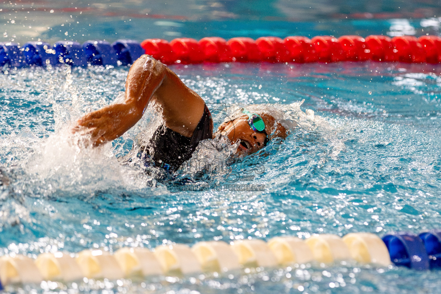 Day 3 of National Swimming Competition 2024 held in Hulhumale', Maldives on Sunday, 15th December 2024. Photos: Hassan Simah / images.mv