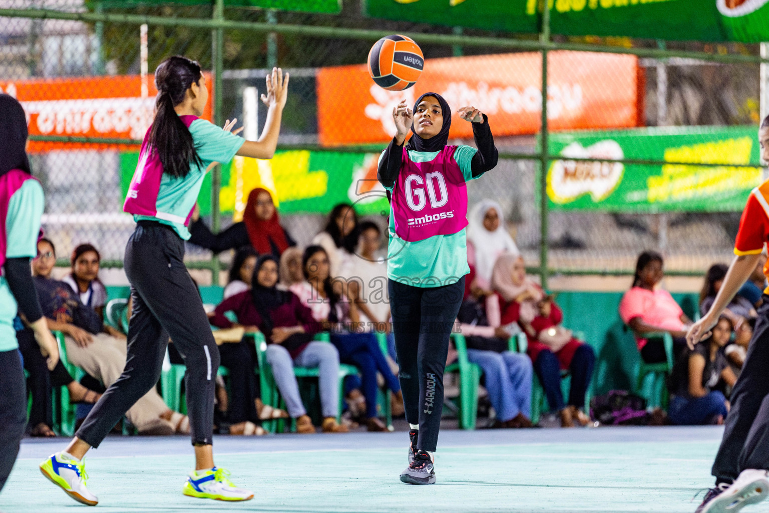 Day 4 of 23rd Netball Association Championship was held in Ekuveni Netball Court at Male', Maldives on Wednesday, 1st May 2024. Photos: Nausham Waheed / images.mv