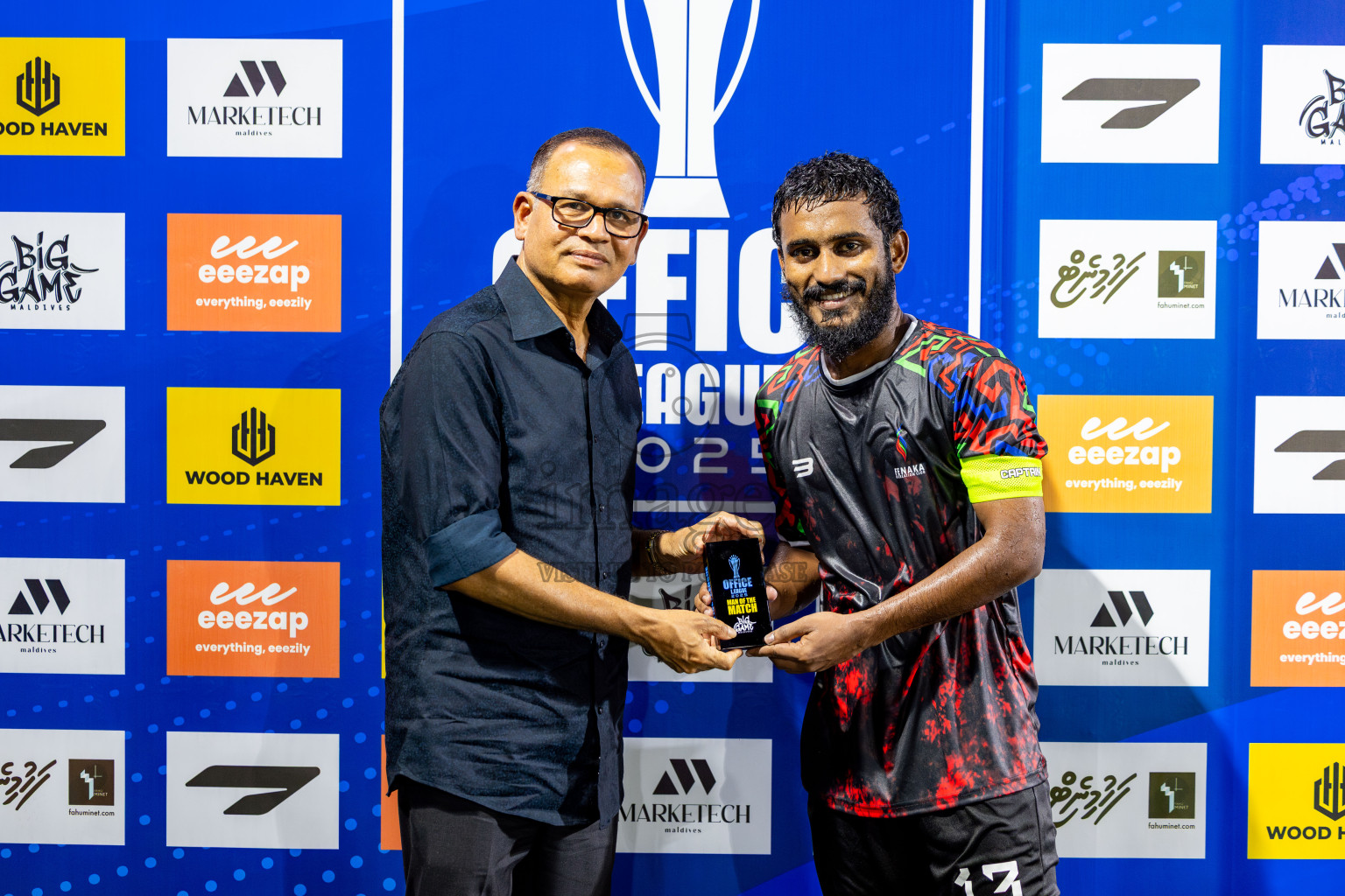 MCLP vs Fenaka in Day 8 of Office League 2025 was held on Wednesday, 23rd April 2025 in Hulhumale', Maldives. Photos: Nausham Waheed  / images.mv