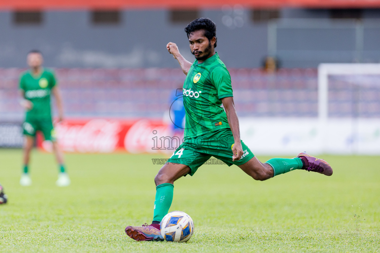 Maziya Sports & Recreation vs Club Eagles in the final of Dhivehi Premier League 2023 , held in National Football Stadium, Male', Maldives Photos: Nausham Waheed/ Images.mv