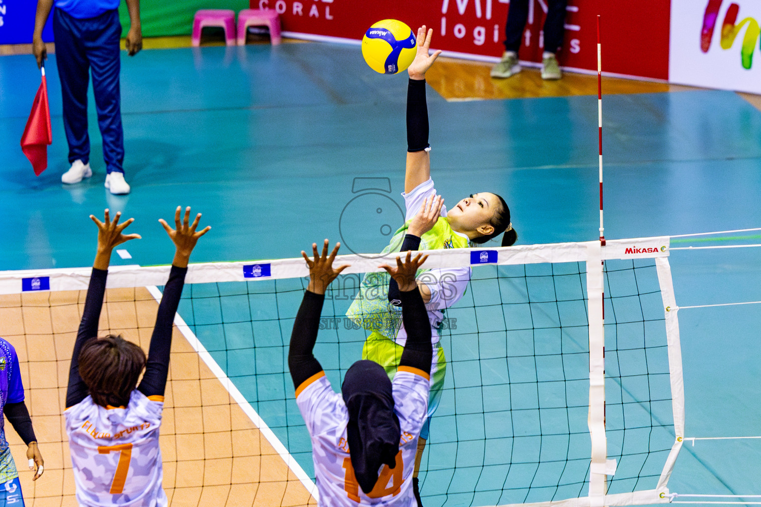 Wamco vs Flexor Sports Club Day 3 of Women's Division of Milo VAM Cup 2025 held in Male', Maldives on Friday, 11th April 2025 at Social Center Indoor Hall Photos By: Nausham Waheed / images.mv