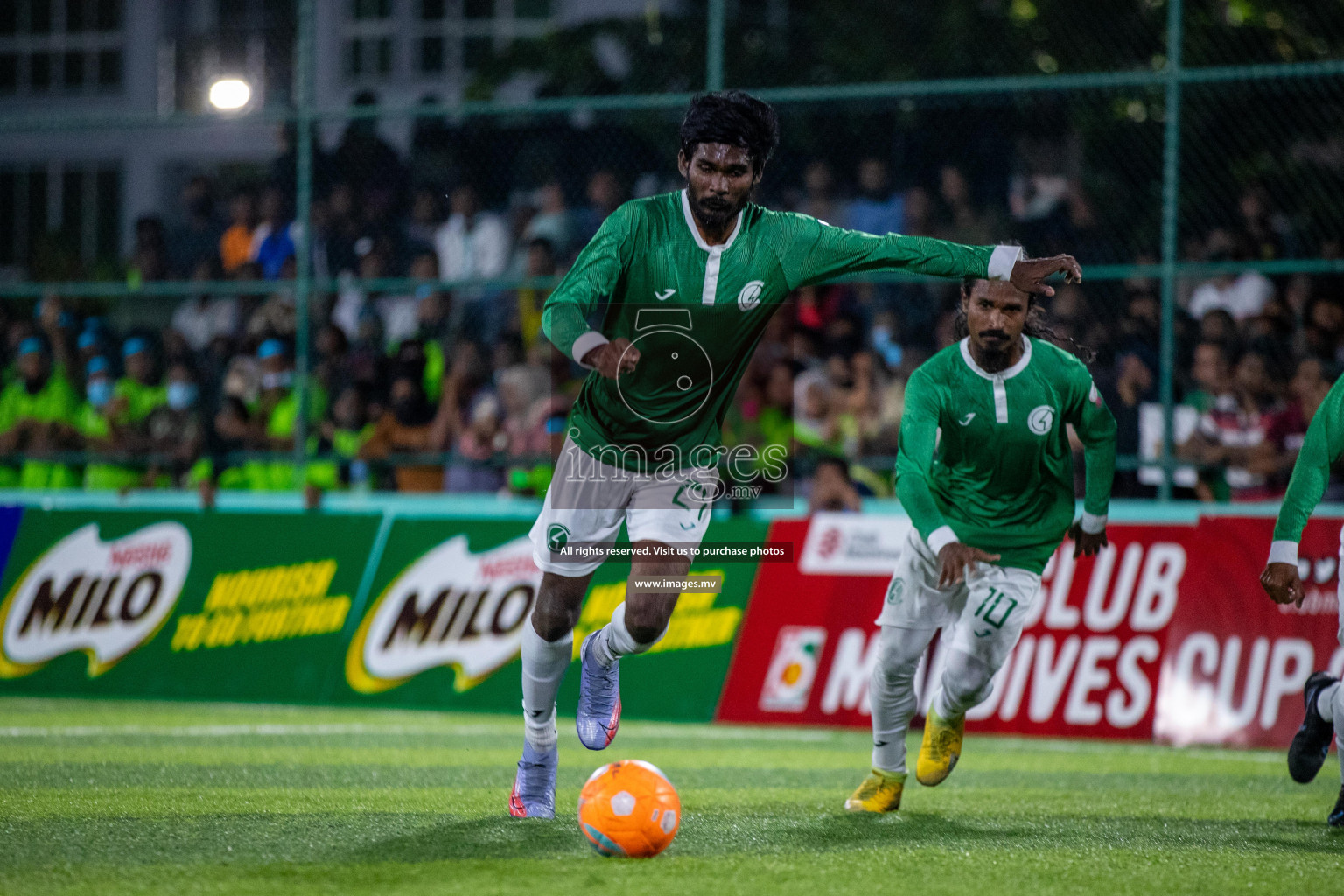 Team FSM vs Club HDC in the Quarter Finals of Club Maldives 2021 held at Hulhumale;, on 12th December 2021 Photos: Ismail Thoriq / images.mv