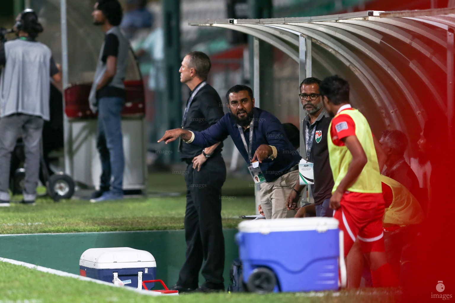 Asian Cup Qualifier between Maldives and Oman in National Stadium, on 10 October 2017 Male' Maldives. ( Images.mv Photo: Abdulla Abeedh )