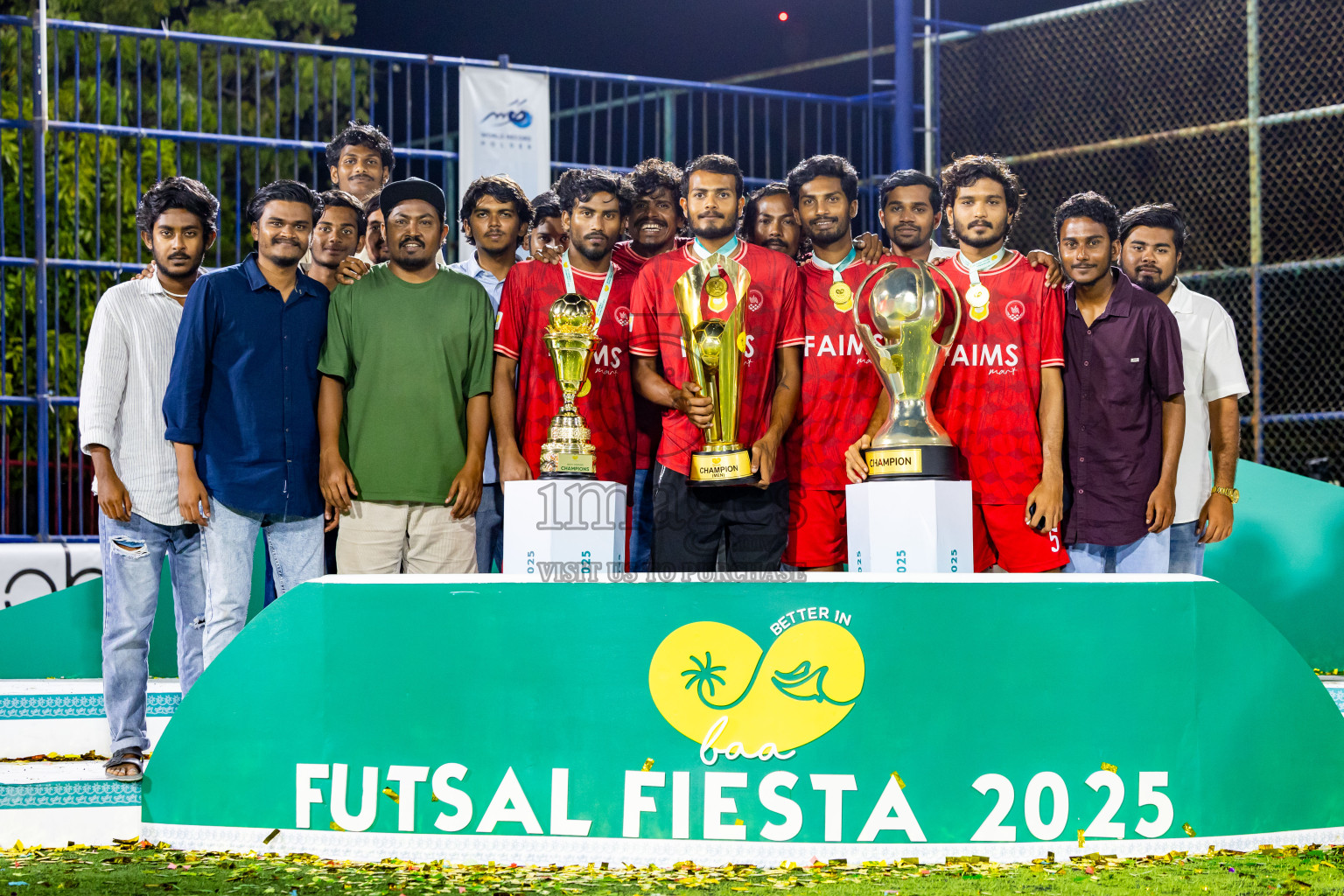 Closing Ceremony of Better in Baa Futsal Fiesta 2025 held in B. Eydhafushi, Maldives on Monday, 17th November 2025. Photos: Nausham Waheed / images.mv