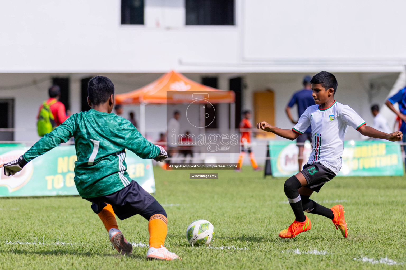 Day 1 of MILO Academy Championship 2023 (U12) was held in Henveiru Football Grounds, Male', Maldives, on Friday, 18th August 2023. 
Photos: Ismail Thoriq / images.mv