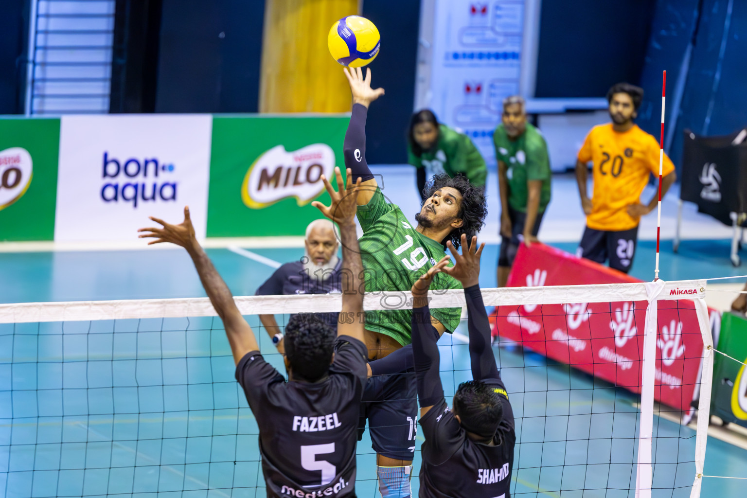 Final of MILO VAM Cup 2024 (Men's Division) was held in Social Center Indoor Hall on Monday, 4th November 2024. 
Photos: Ismail Thoriq / images.mv