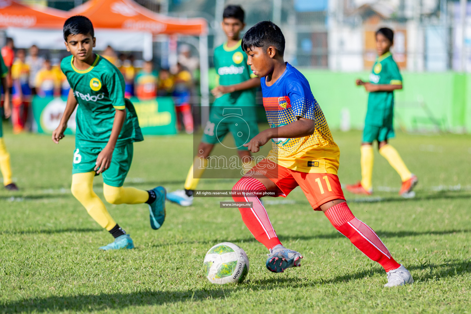 Day 1 of MILO Academy Championship 2023 (U12) was held in Henveiru Football Grounds, Male', Maldives, on Friday, 18th August 2023.