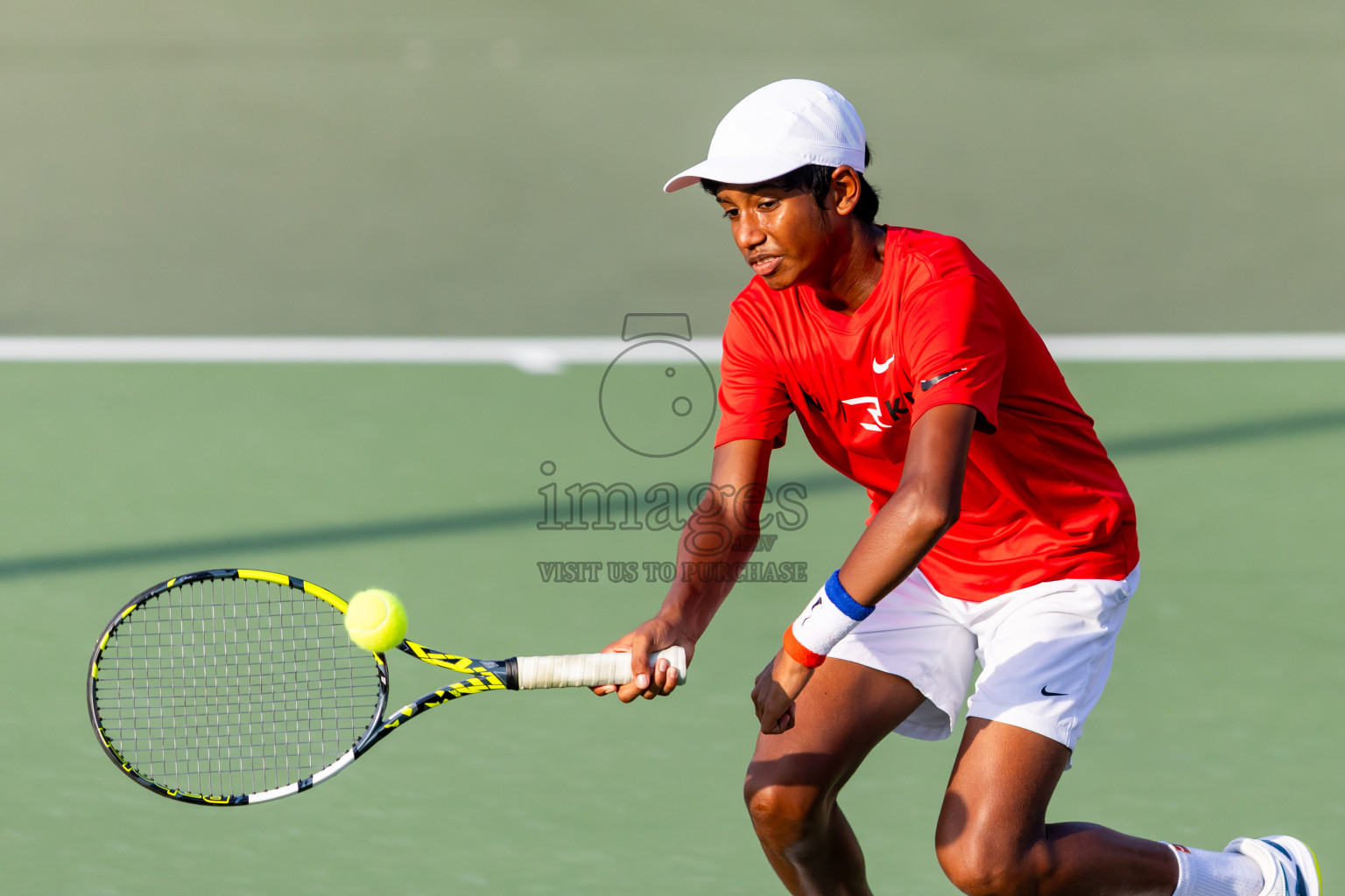 Day 2 of ATF Maldives Junior Open Tennis was held in Male' Tennis Court, Male', Maldives on Tuesday, 10th December 2024. Photos: Nausham Waheed / images.mv