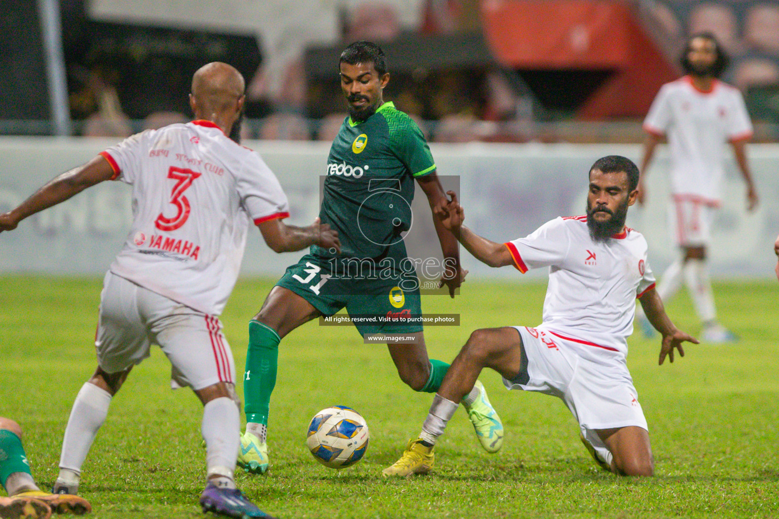 Maziya Sports & Recreation vs Buru Sports Club in President's Cup 2023, held on 20 April 2023 in National Football Stadium, Male', Maldives Photos: Hassan Simah, Mohamed Mahfooz