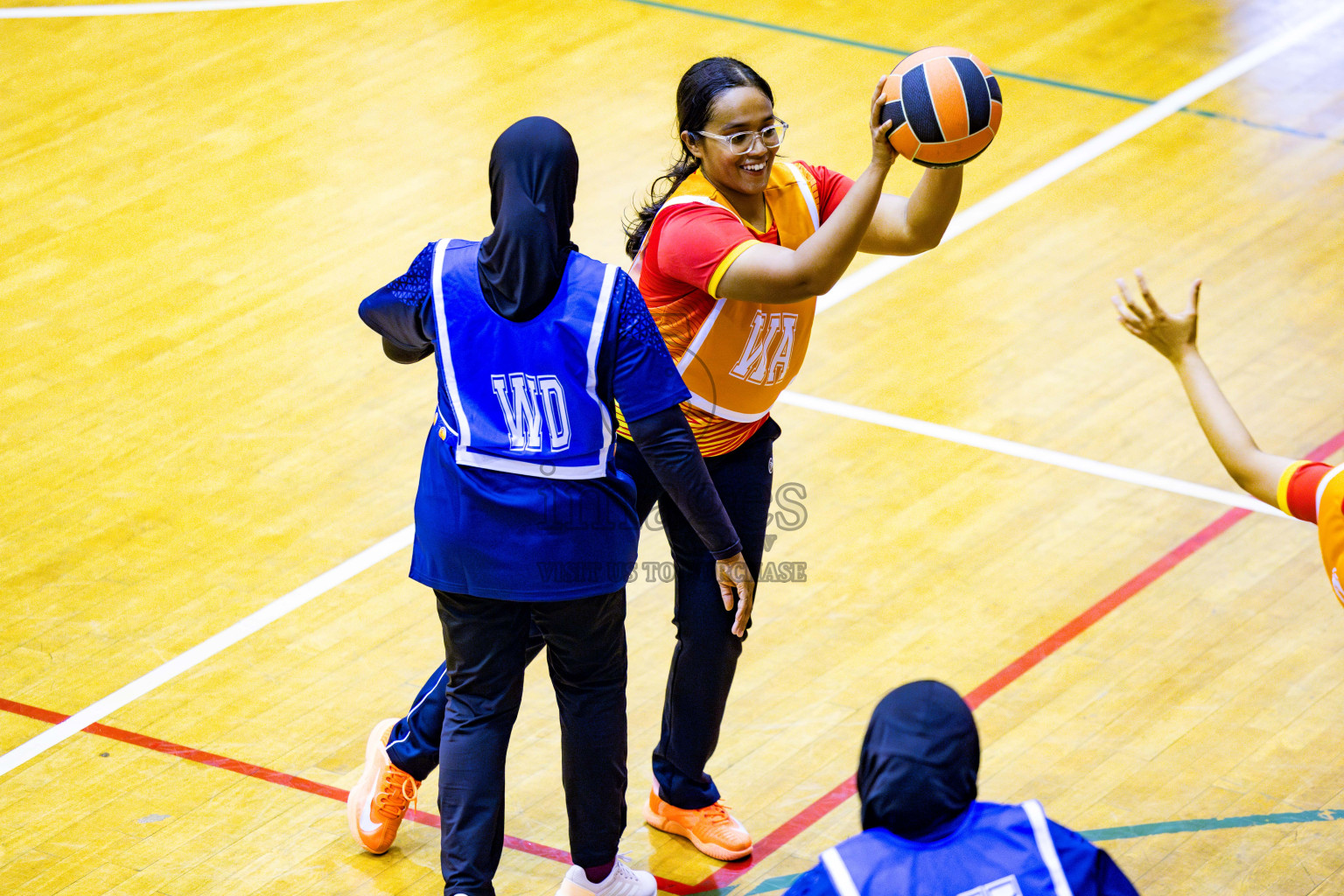 Day 5 of 21st National Netball Tournament was held in Social Canter at Male', Maldives on Sunday, 13th May 2024. Photos: Nausham Waheed / images.mv