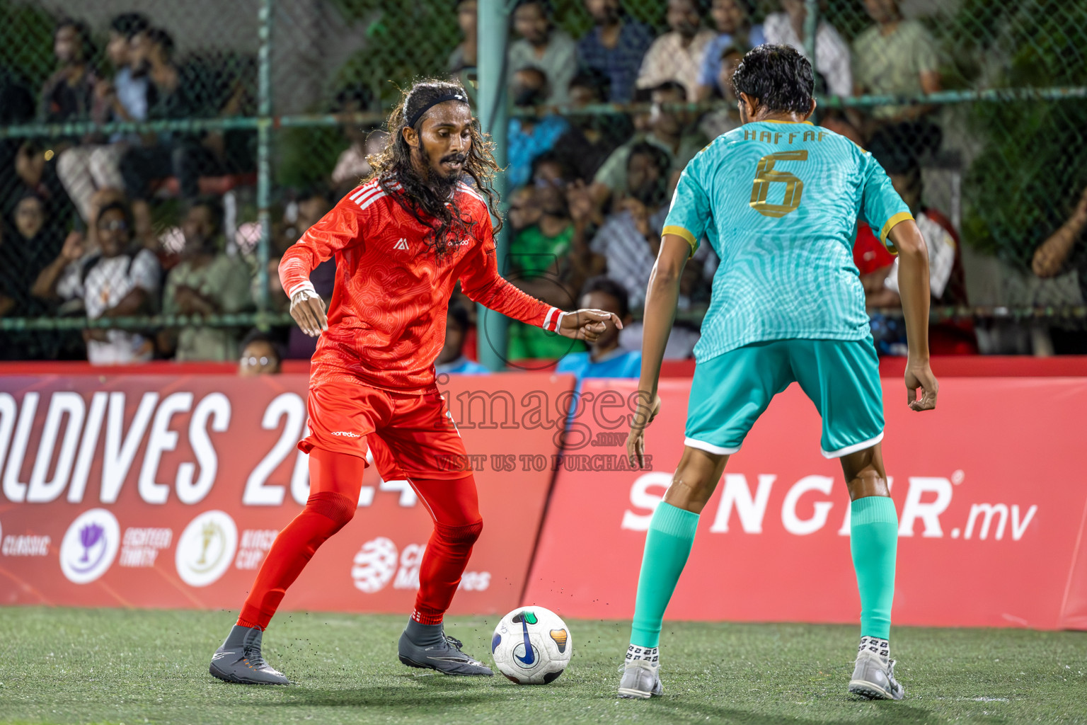 Maldivian vs Ooredoo in Club Maldives Cup 2024 held in Rehendi Futsal Ground, Hulhumale', Maldives on Thursday, 3rd October 2024.
Photos: Ismail Thoriq / images.mv