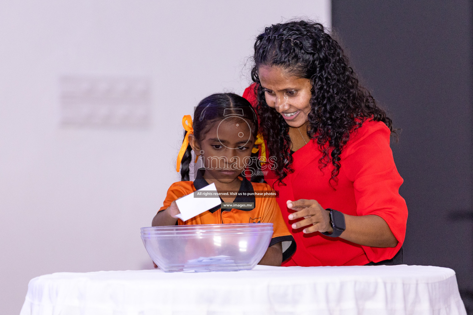 Draw Ceremony of Nestle' Kids Netball Fiesta 2023 held in Salaahudheen School, Hulhumale', Maldives on Monday, 27th November 2023