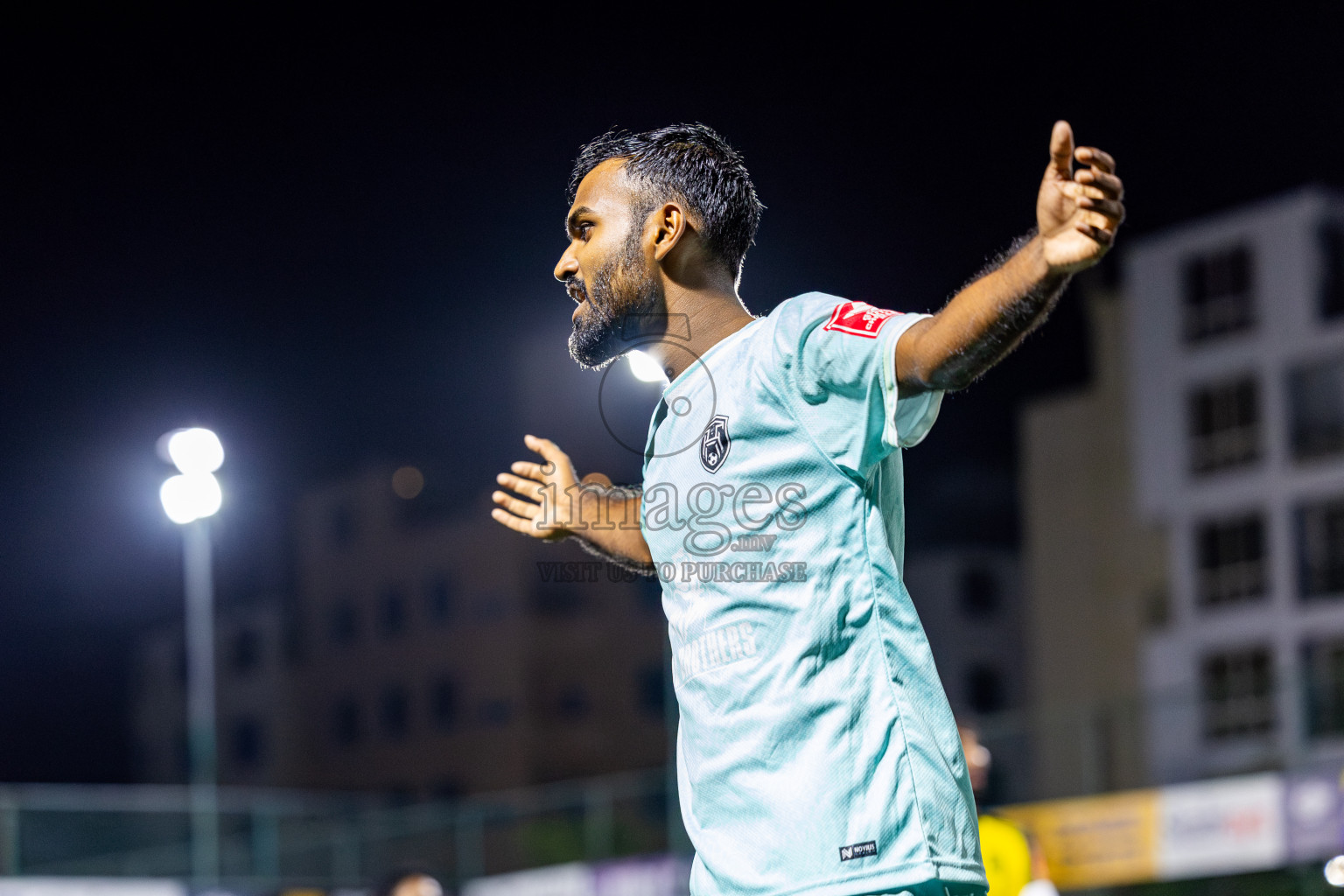 Lh Hinnavaru vs Lh Naifaru in Day 15 of Golden Futsal Challenge 2025 was held on Sunday, 19th January 2025, in Hulhumale', Maldives. Photos: Nausham Waheed / images.mv