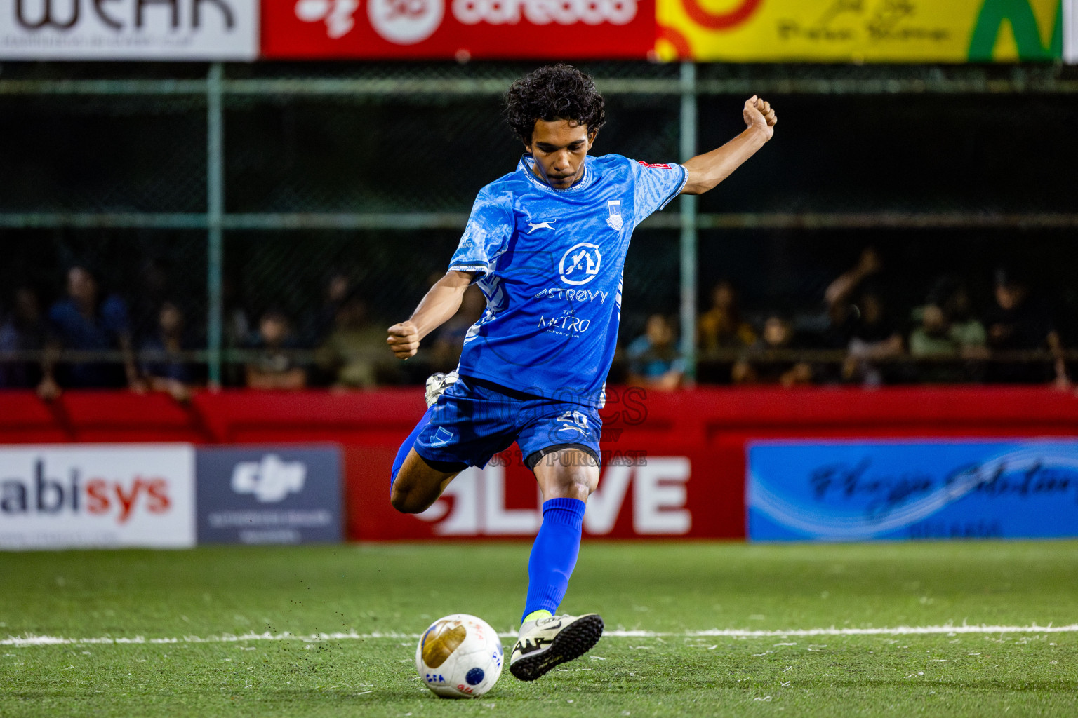 GA Gemanafushi VS GA Nilandhoo in Day 8 of Golden Futsal Challenge 2025 was held on Sunday, 12th January 2025, in Hulhumale', Maldives Photos: Nausham Waheed , Ismail Thoriq / images.mv