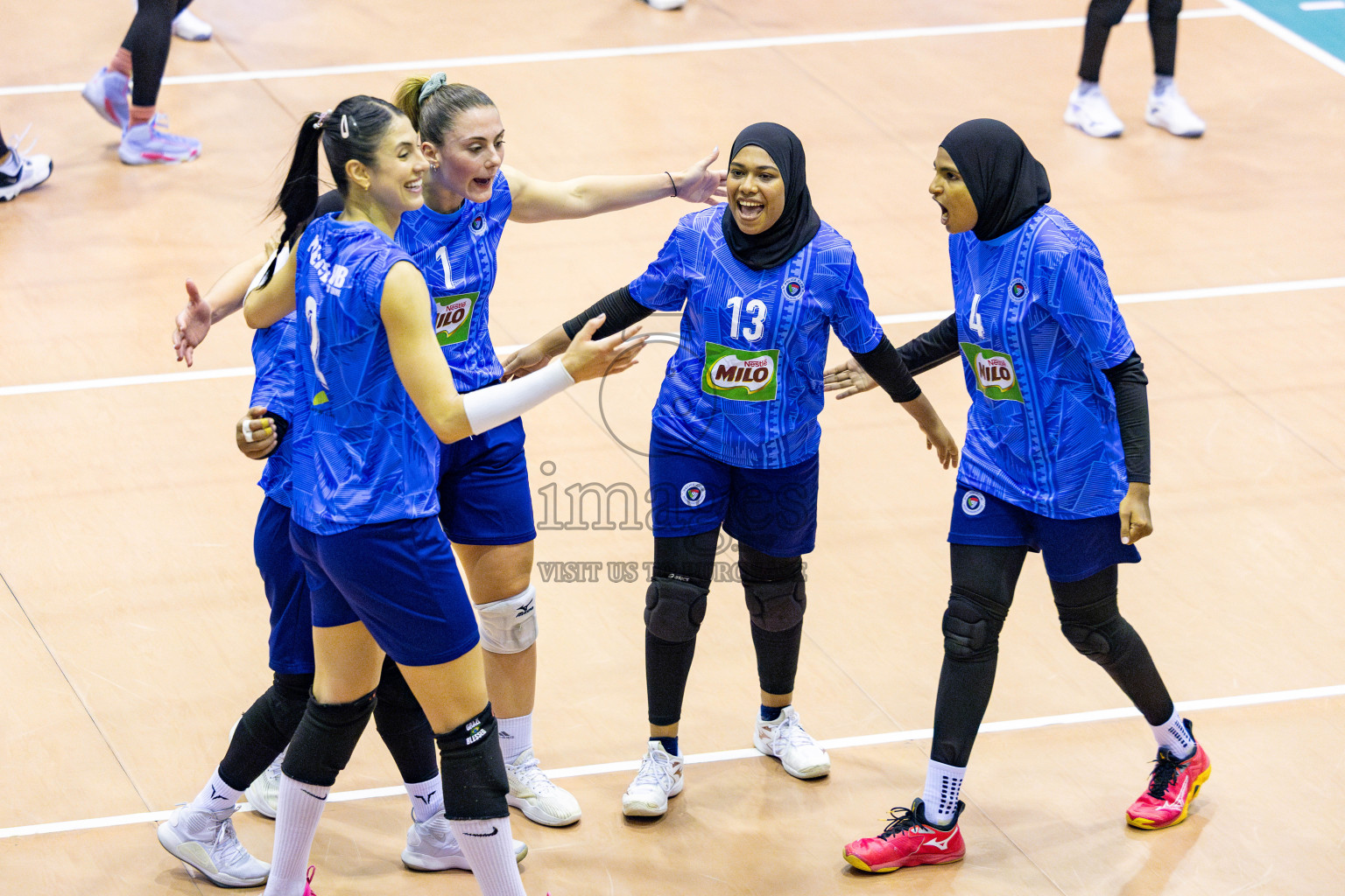 Police Club vs Flexor Sports Club in Day 1 of National Volleyball League 2025 - Women's Division held in Male', Maldives on Saturday, 19th April 2025 at Social Center Indoor Hall Photos 
By: Hassan Simah / images.mv