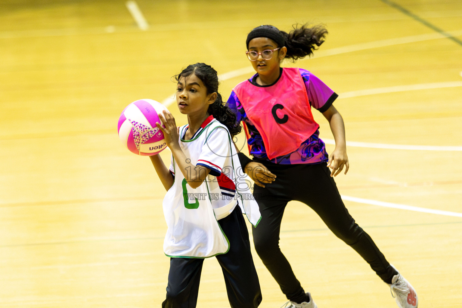 NSA B vs Net Queens Day 6  of 3rd Netball Junior Championship, held at Social Center on Friday 24th January 2025 . Photos: Shuu Abdul Sattar / images.mv