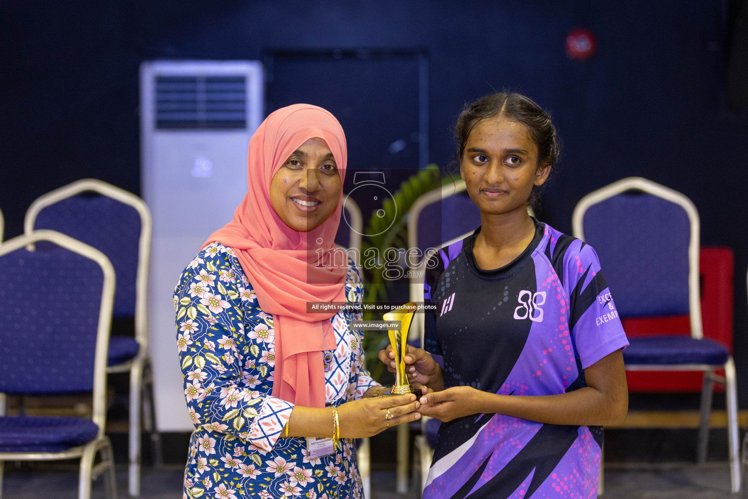 Day6 of 24th Interschool Netball Tournament 2023 was held in Social Center, Male', Maldives on 1st November 2023. Photos: Nausham Waheed / images.mv