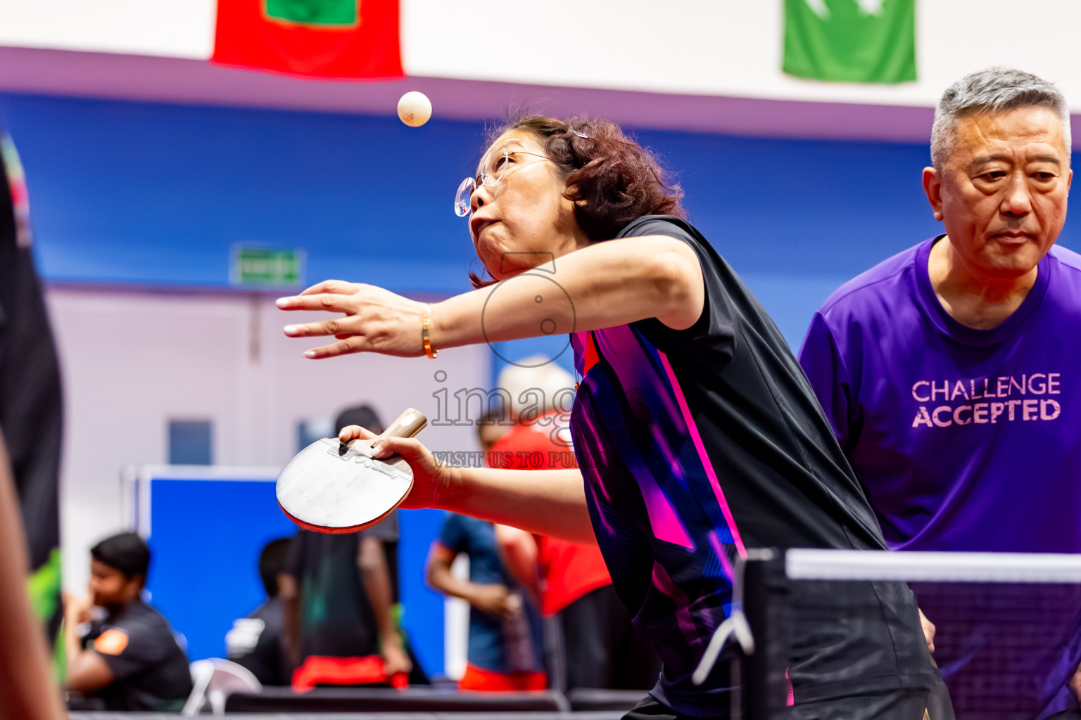 Day 2 of 1st Thoddoo Masters Table Tennis Tournament was held on Friday, 22nd August 2025 in AA Thoddoo, Maldives. Photos: Nausham Waheed / images.mv