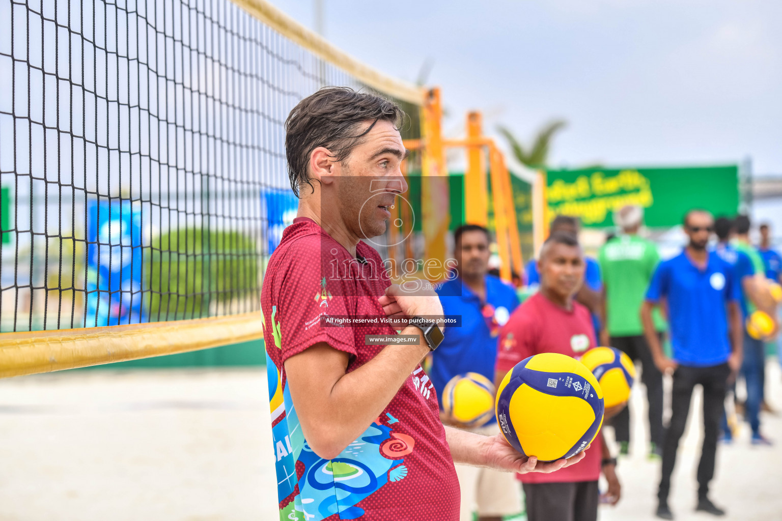 Vollyball players trainning session with Giba Photos by Nausham waheed