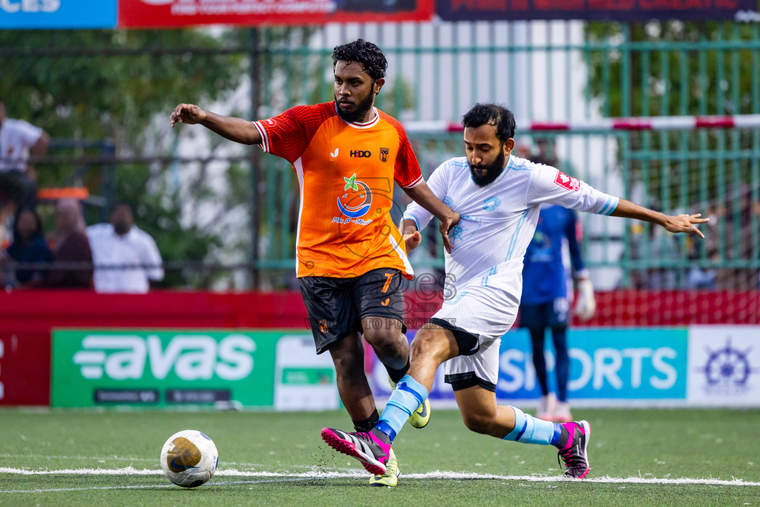 Th Kandoodhoo vs Th Hirilandhoo in Day 14 of Golden Futsal Challenge 2025 was held on Saturday, 18th January 2025, in Hulhumale', Maldives. Photos: Nausham Waheed / images.mv