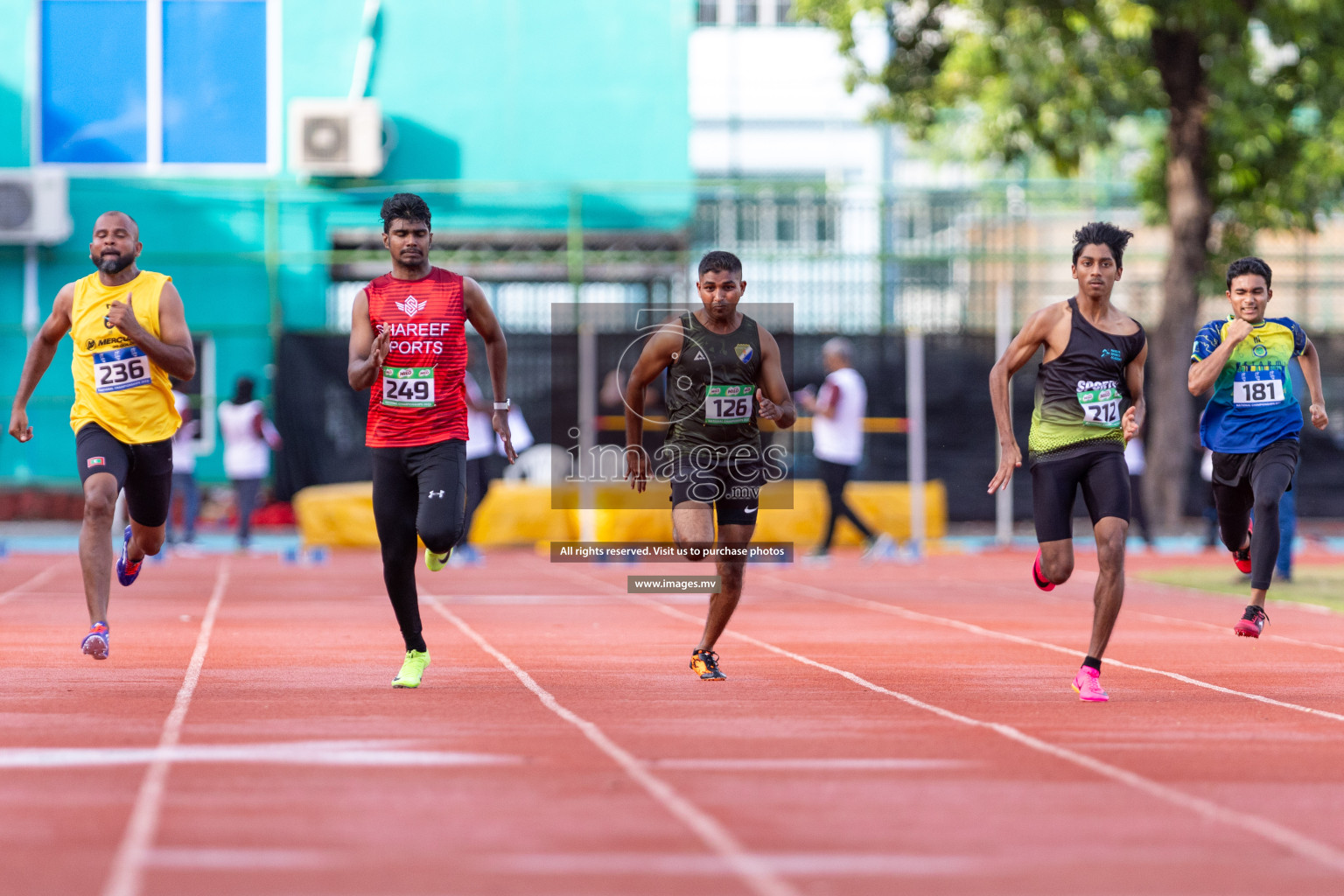 Day 1 of National Athletics Championship 2023 was held in Ekuveni Track at Male', Maldives on Thursday 23rd November 2023. Photos: Nausham Waheed / images.mv