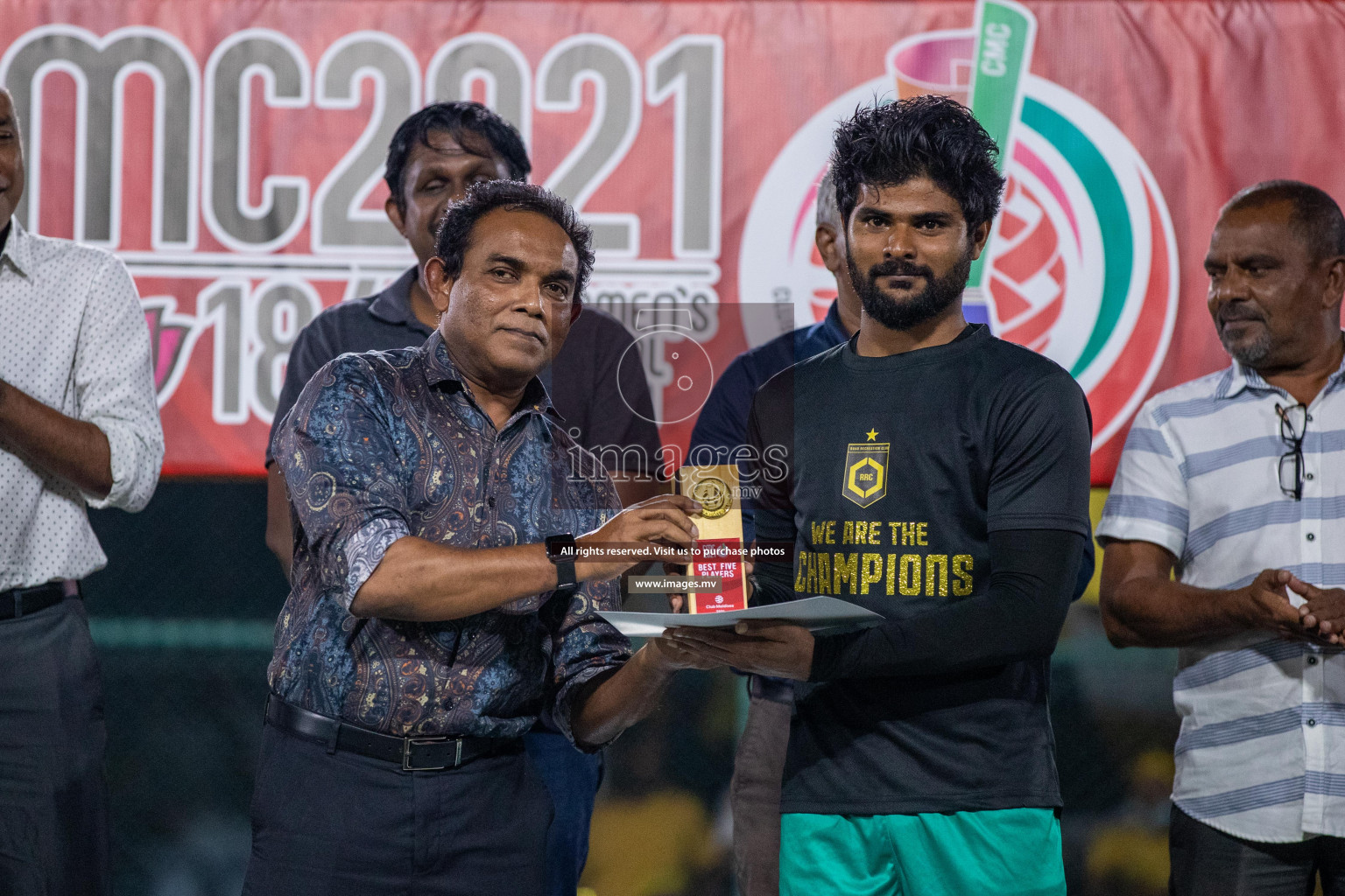 RRC Vs FSM in the Semi Finals of Club Maldives 2021 held in Hulhumale, Maldives on 19 December 2021. Photos: Ismail Thoriq / images.mv