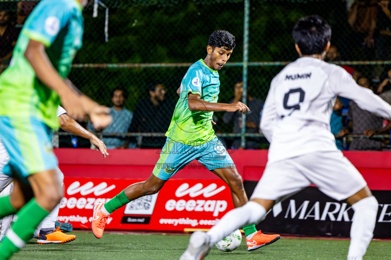 Silver Sands vs Club WAMCO in Day 14 of Office League 2025 was held on Tuesday, 29th April 2025 in Hulhumale', Maldives. Photos: Nausham Waheed / images.mv